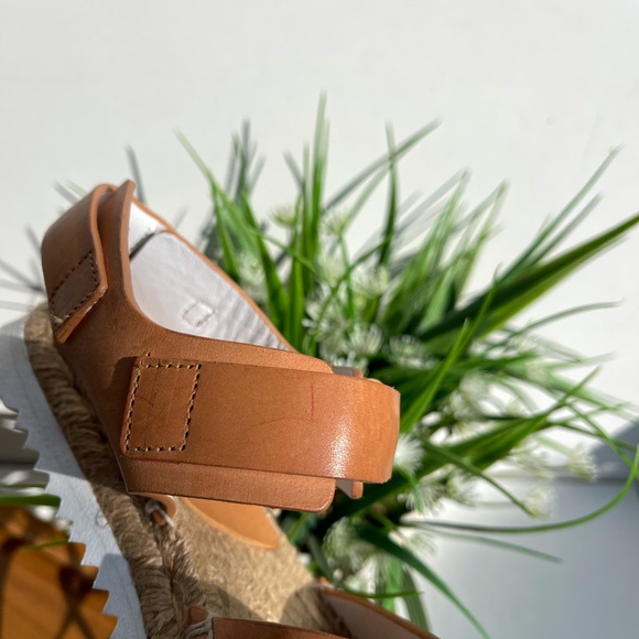 Rag & Bone 🍂🍁Giza Leather Espdrille Sandals Size 8.5 new - Picture 9 of 16